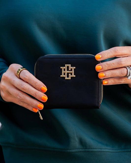 Blakely Wallet - Black Nylon - KJ Clothier