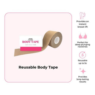 BOOMBA - Reusable Body Tape - Beige - KJ Clothier