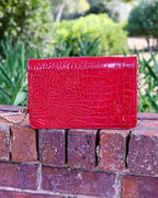 Bryn Clutch/Crossbody - Red Patent - KJ Clothier