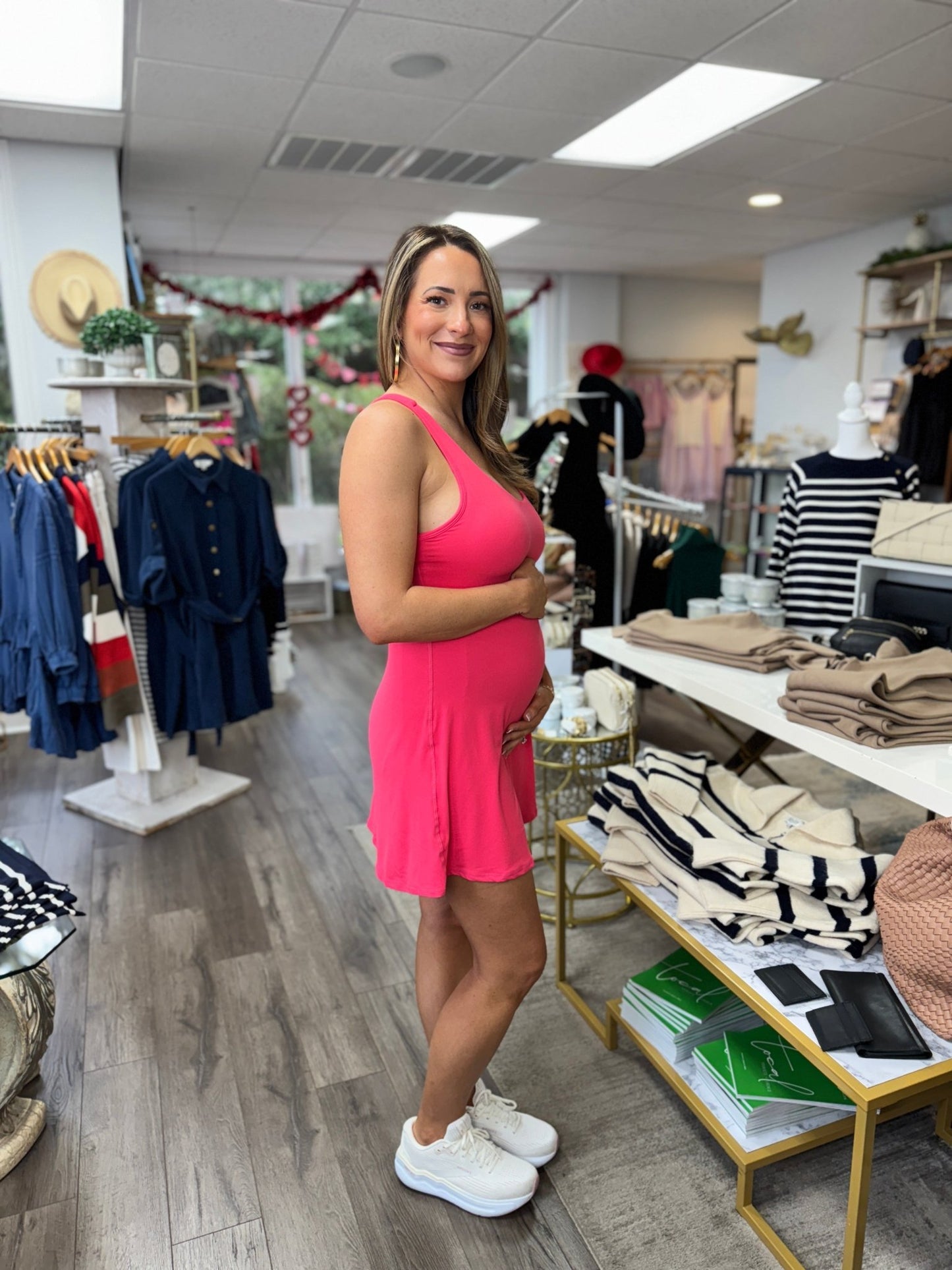 Butter Soft Active Dress - Flamingo Pink - KJ Clothier