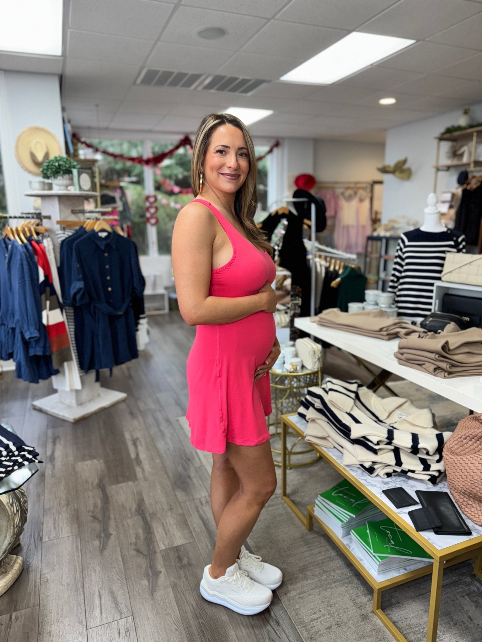 Butter Soft Active Dress - Flamingo Pink - KJ Clothier