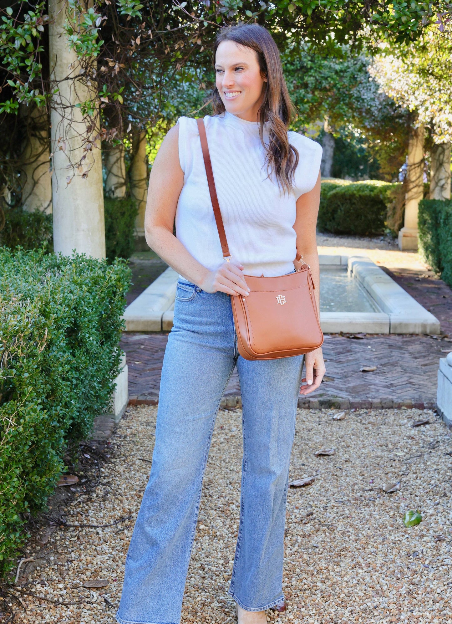 Caroline Hill - Bethany Crossbody - Camel