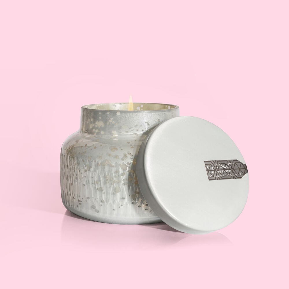 Capri Blue - Chestnut Embers Holiday Mercury Signature Jar, 19oz. - KJ Clothier