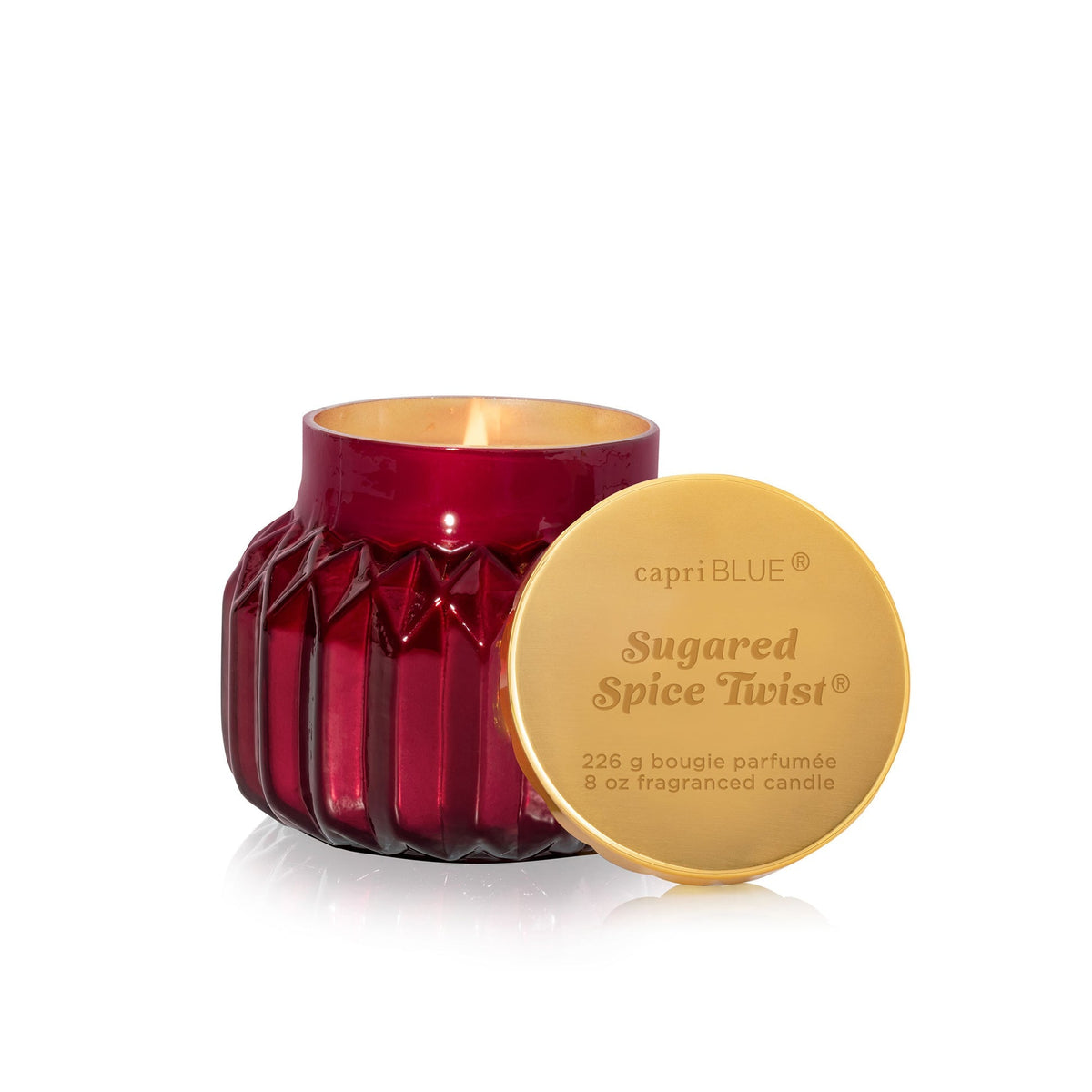 Capri Blue - Royal Gem Petite Candle - Sugared Spice Twist - KJ Clothier