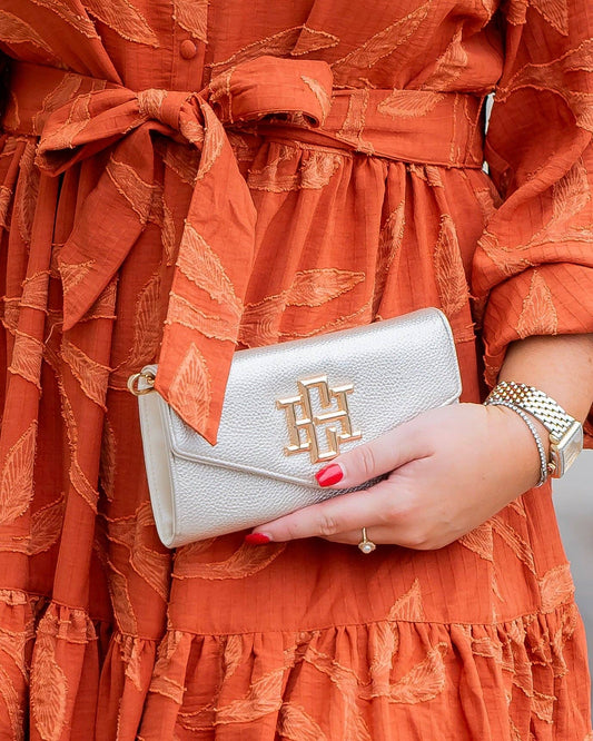 Carlington Clutch/Crossbody - Pearl - KJ Clothier