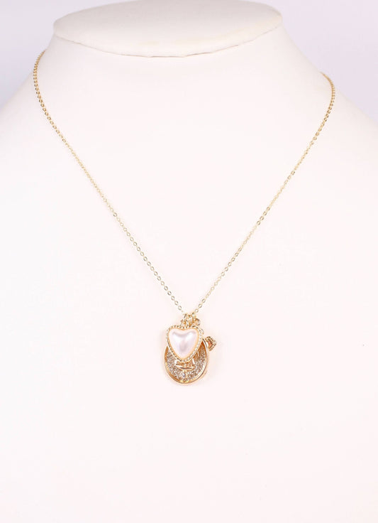 Caroline Hill - Gillian Charm Necklace - Gold - KJ Clothier