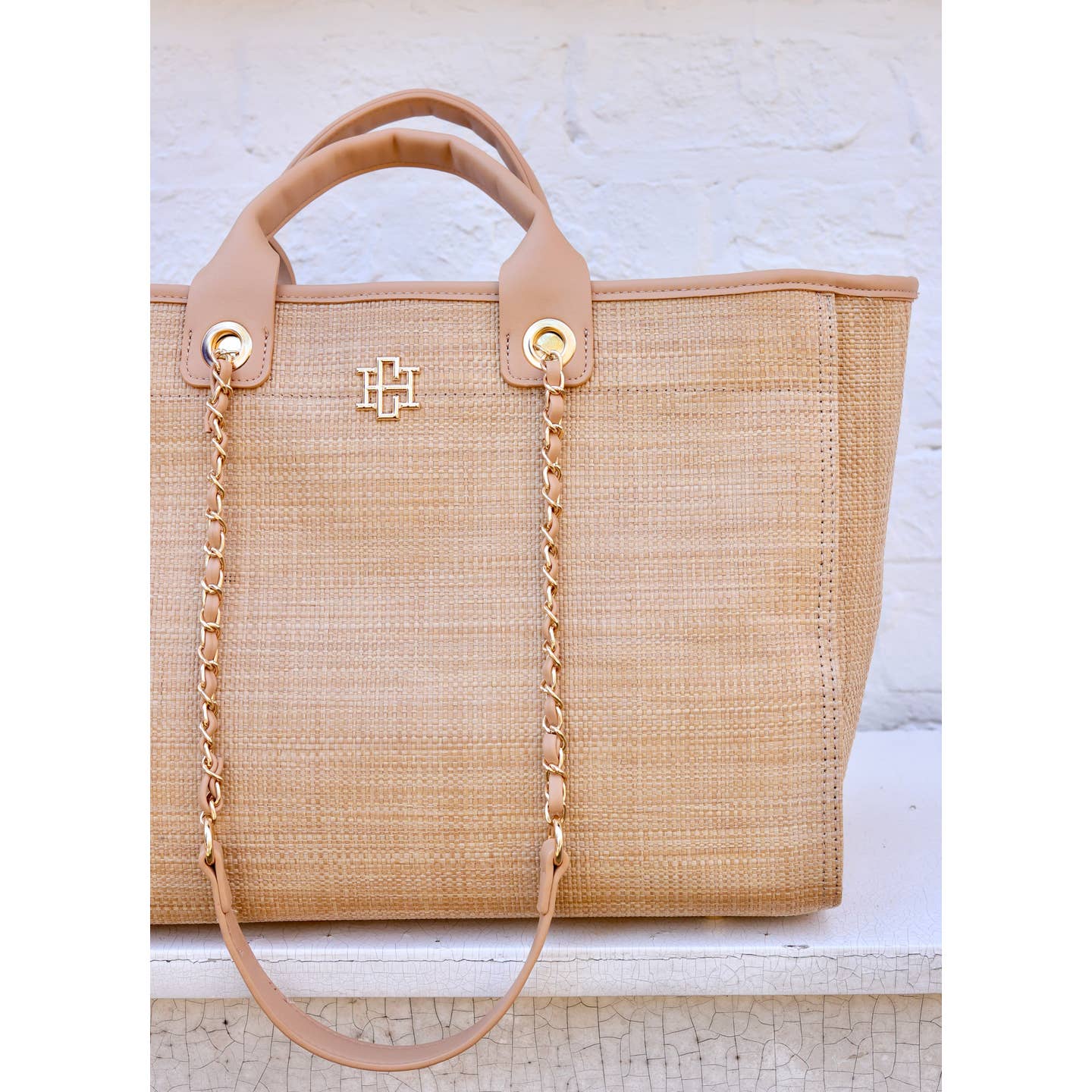 Caroline Hill - Melissa Tote - Natural Tan - KJ Clothier