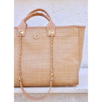 Caroline Hill - Melissa Tote - Natural Tan - KJ Clothier