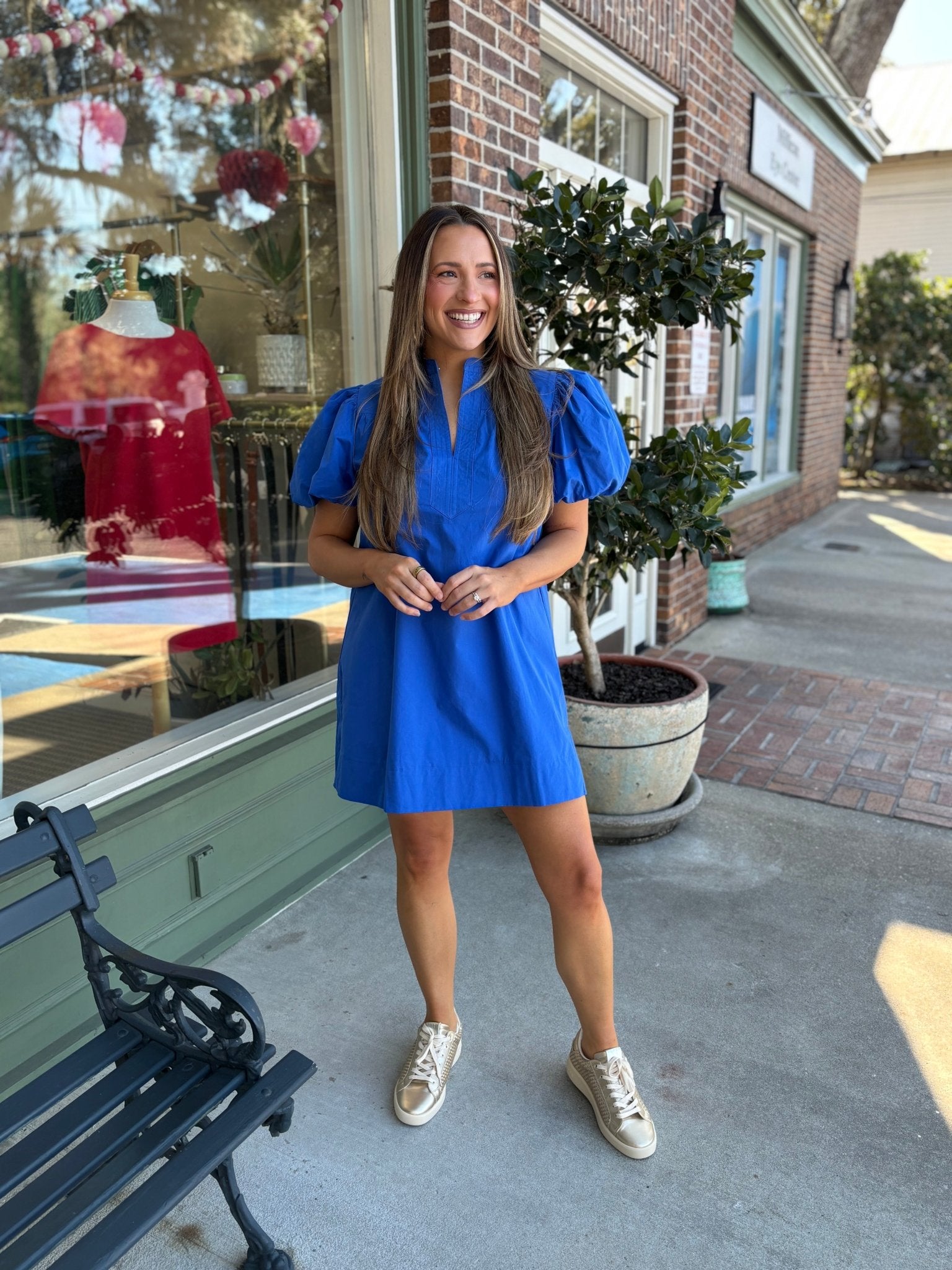 Chelsey Dress - Royal - KJ Clothier