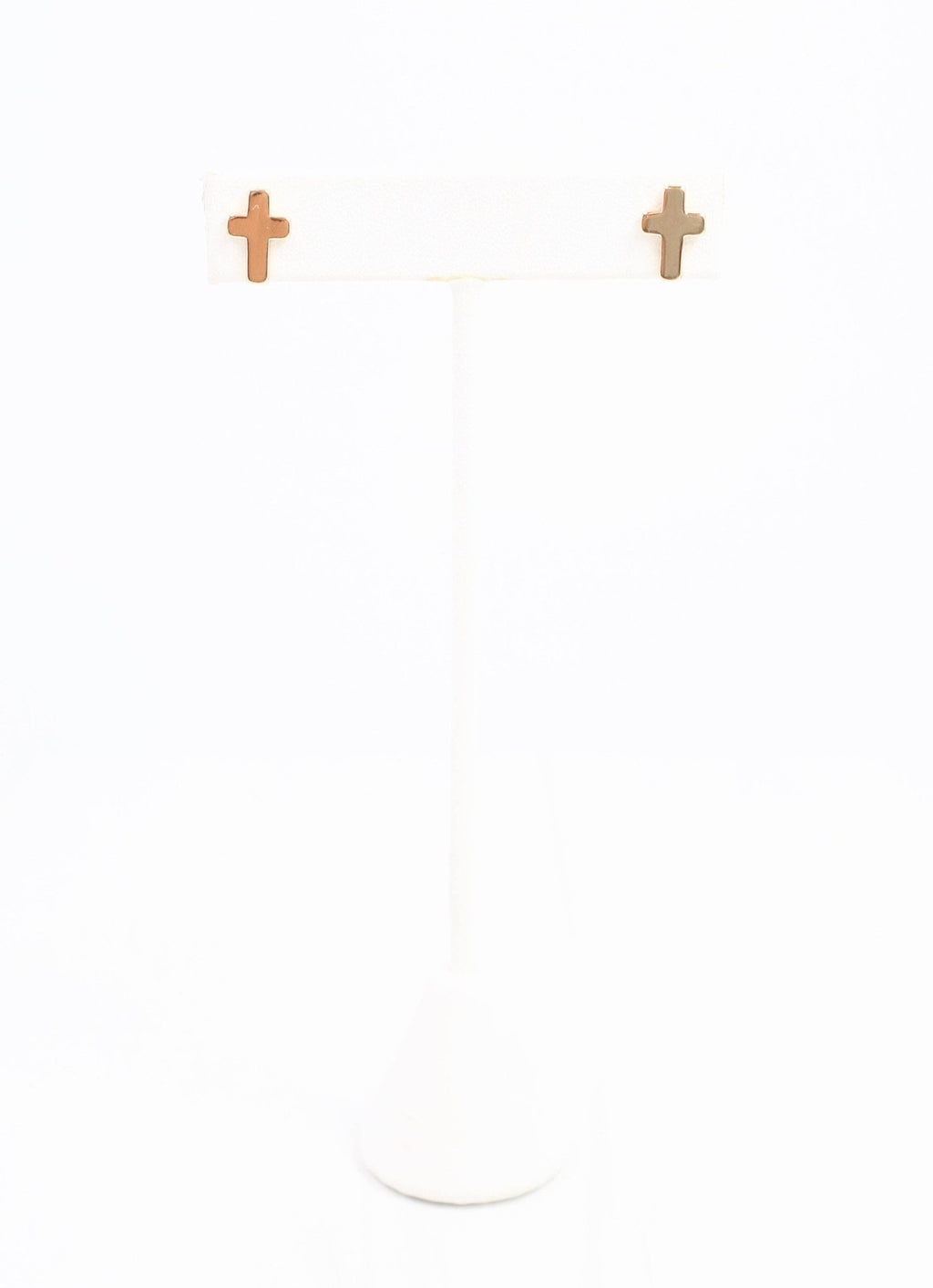 Christy Cross Earring - Gold - KJ Clothier