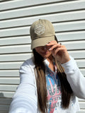 Classic Adjustable Hat - KJ Logo - Khaki - KJ Clothier