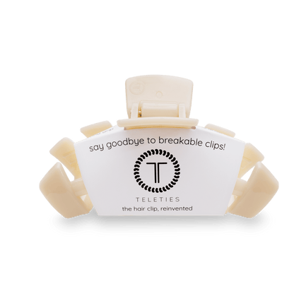Classic Hair Clip | Large | Almond Beige - KJ Clothier