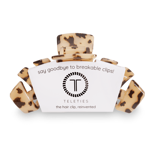 Classic Hair Clip | Large | Blonde Tortoise - KJ Clothier