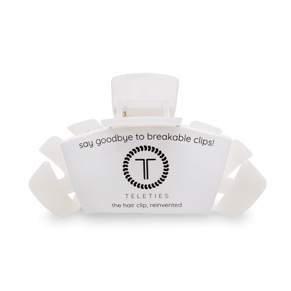 Classic Hair Clip | Large | Coconut White - KJ Clothier