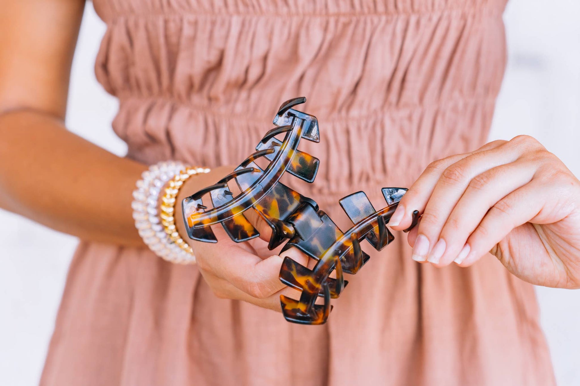 Classic Hair Clip | Large | Tortoise - KJ Clothier