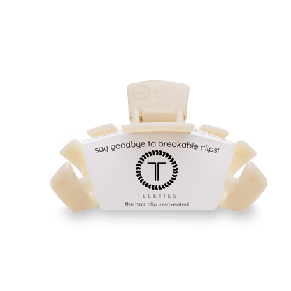 Classic Hair Clip | Medium | Almond Beige - KJ Clothier