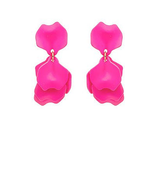 Color Coated Petal Earring - KJ Clothier