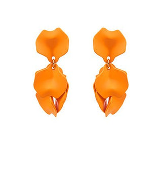 Color Coated Petal Earring - KJ Clothier
