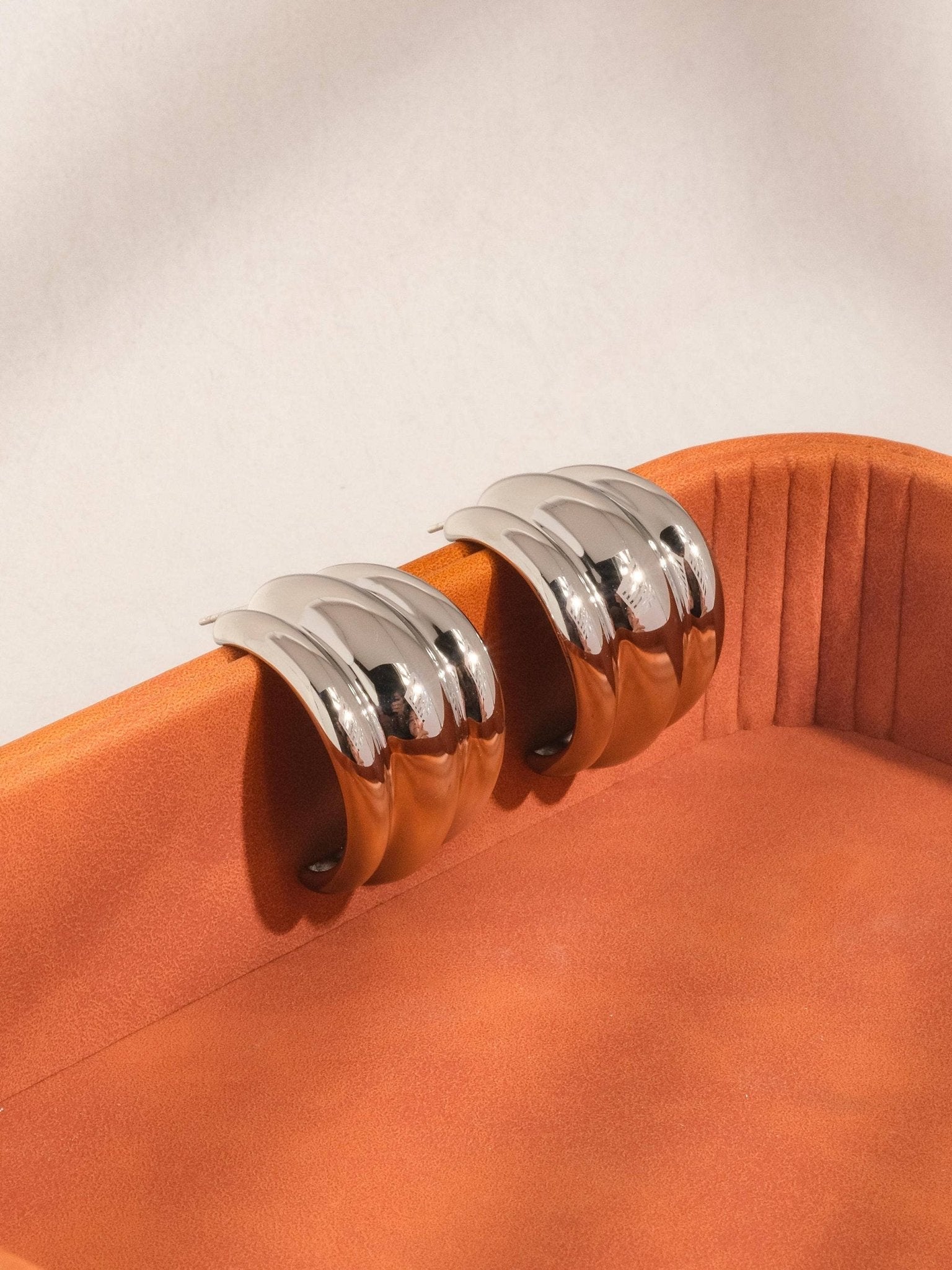 Colton 18K Gold Non - Tarnish Layered Spiral Earring: Yellow Gold - KJ Clothier