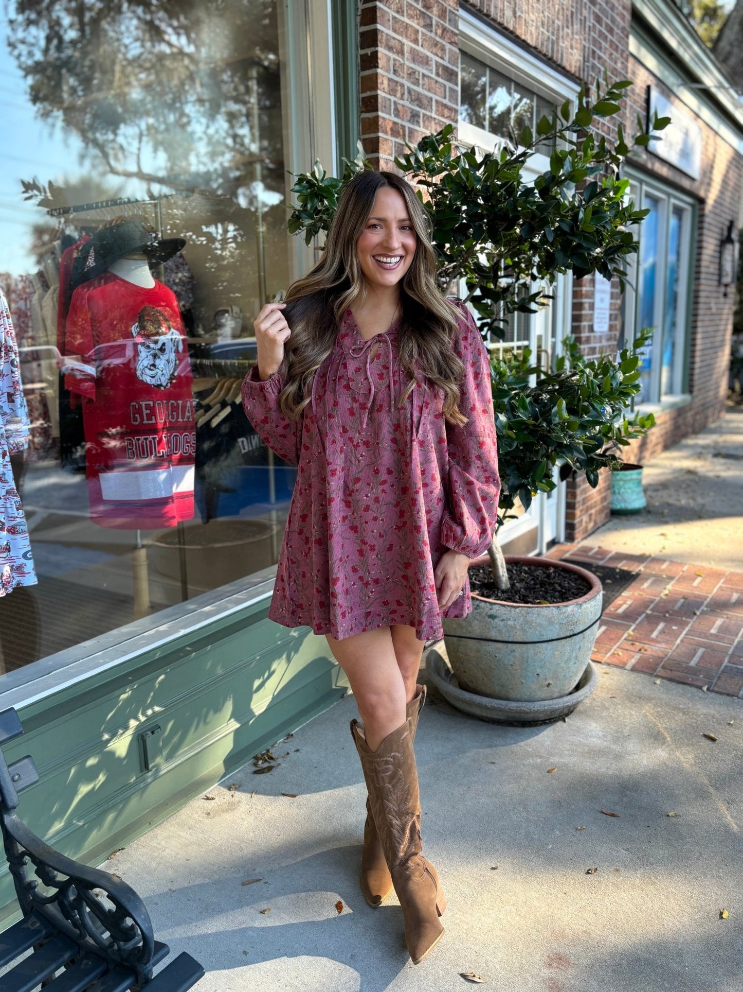 Corduroy in Color Dress - KJ Clothier