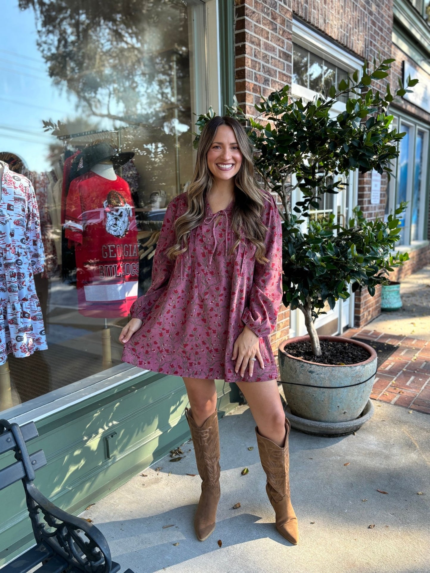 Corduroy in Color Dress - KJ Clothier