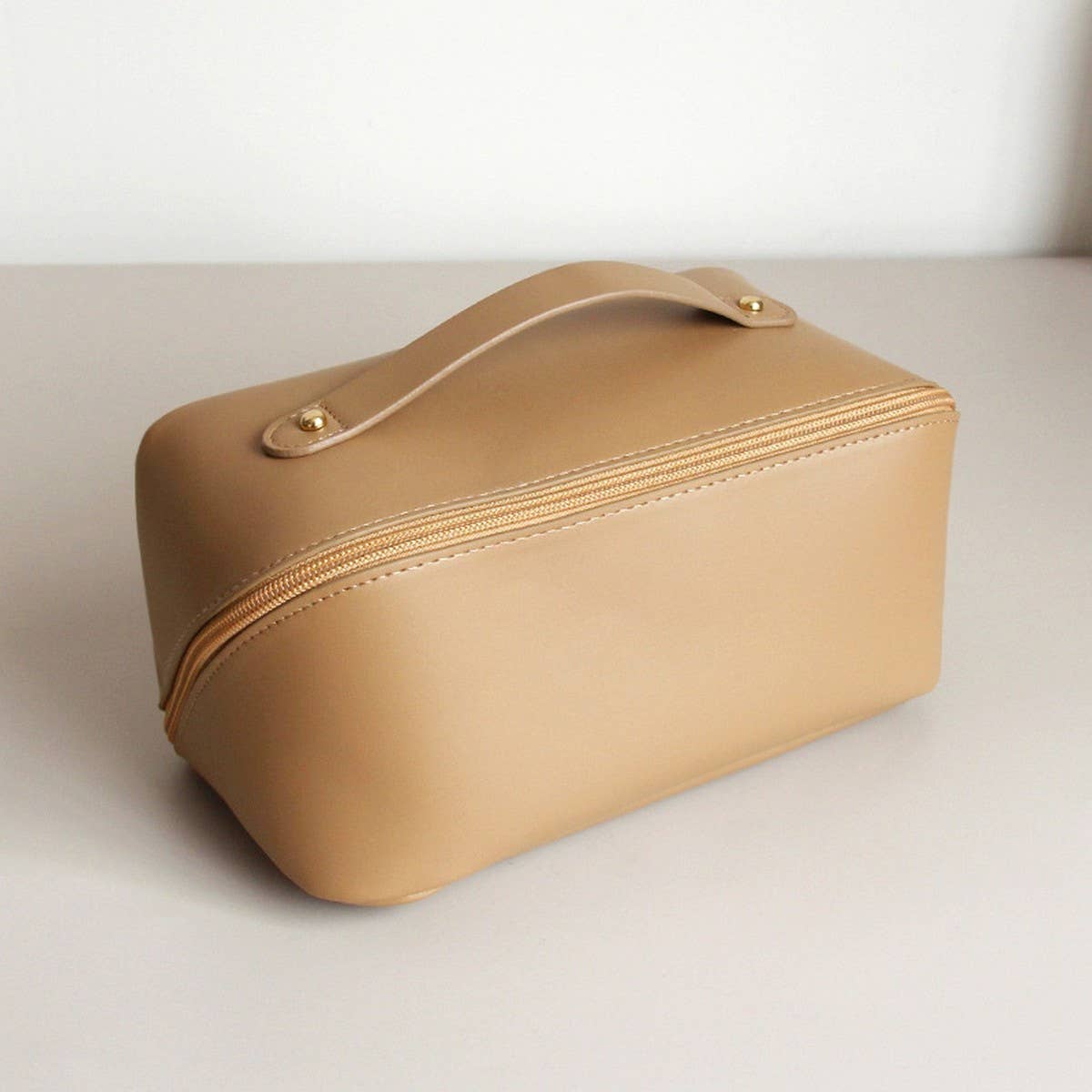 Cosmetic Double Fold Bag - Black - KJ Clothier