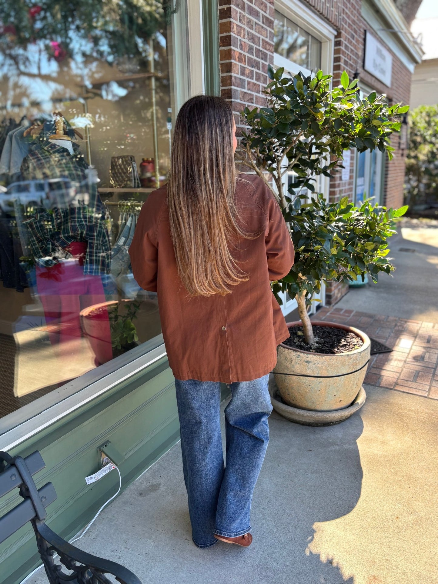 Cotton Barn Jacket - Mocha - KJ Clothier