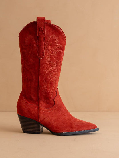 The Amaya | Red Classic Western Boot