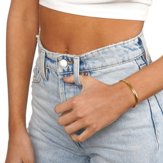 Ellie Vail - Arielle Bangle Bracelet - Gold - KJ Clothier