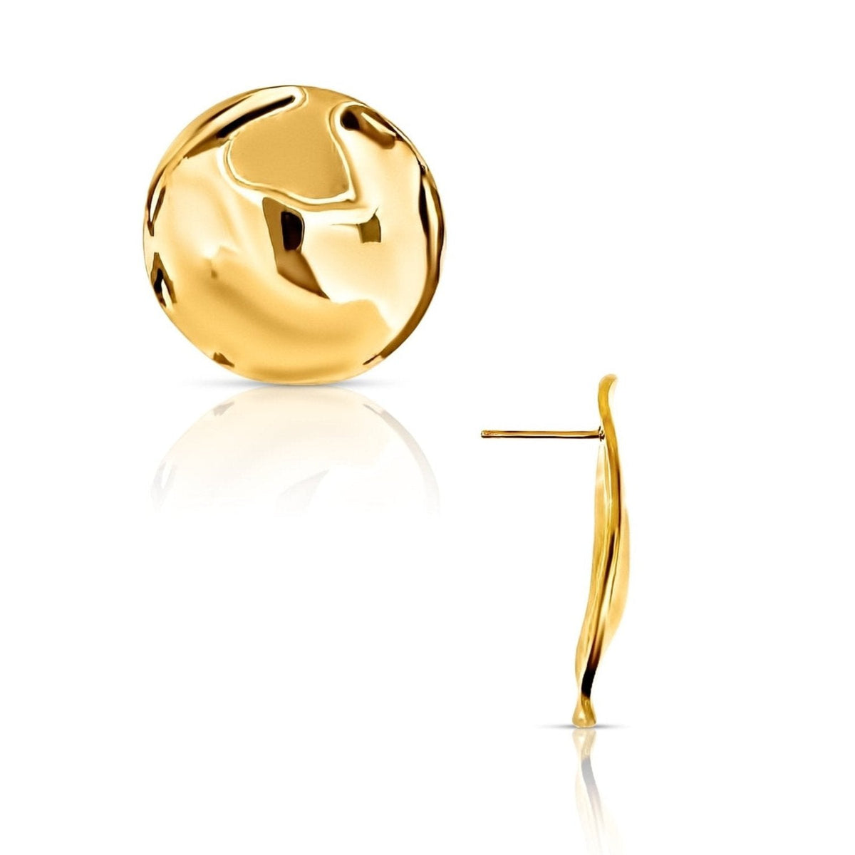 Ellie Vail - Callan Irregular Disc Earring - KJ Clothier