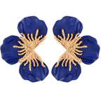 Epoxy Flower Petal Earrings - KJ Clothier