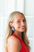 Epoxy Flower Petal Earrings - KJ Clothier