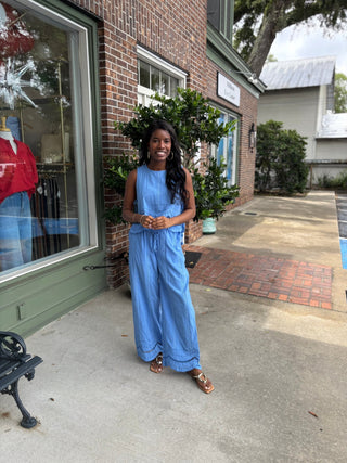 Eyelet Ease Set - Ocean Blue - KJ Clothier