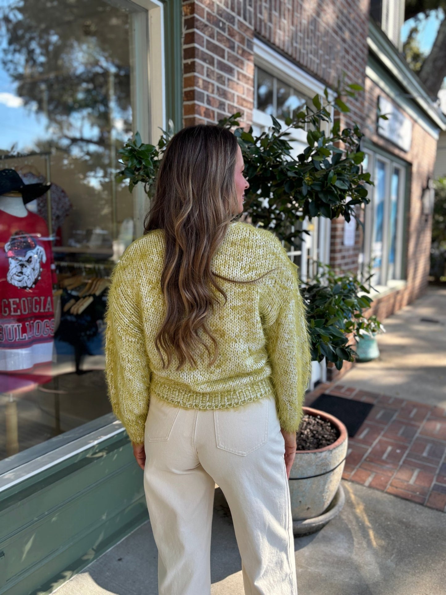 Feeling Spicy Sweater - Lime - KJ Clothier