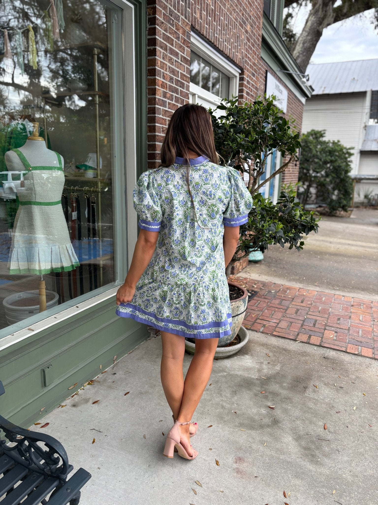 Felicity Puff Sleeve Floral Dress - KJ Clothier