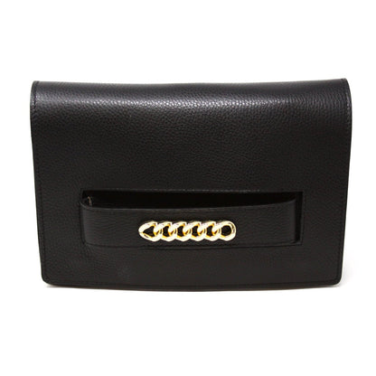Flip Closure Front Chain Clutch Handbag - KJ Clothier