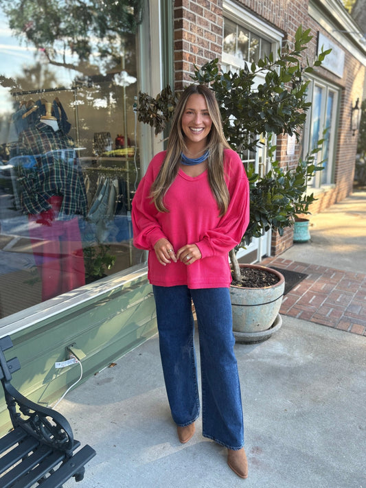 Free People - Coast To Coast Thermal - Rouged Cheeks - KJ Clothier