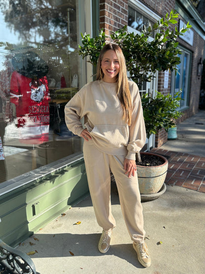 Free People - Slow It Down Pullover - Morning Oat - KJ Clothier