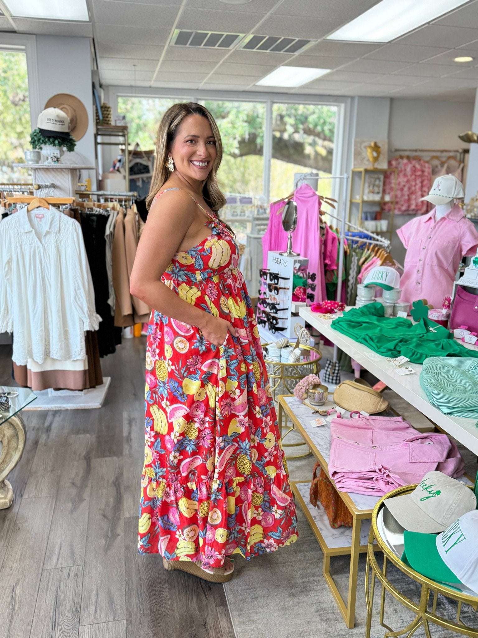 Fruity Maxi Dress - KJ Clothier