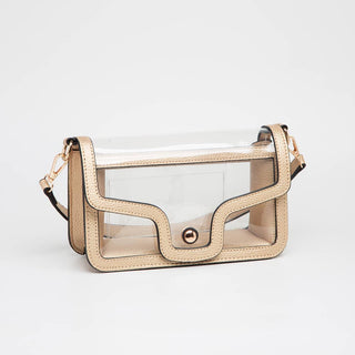 Game Day Stadium Clear Envelope Shoulder Bags: Gold - KJ Clothier