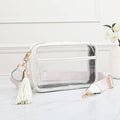 Game Day Stadium Rectangle Clear Bags: White - KJ Clothier