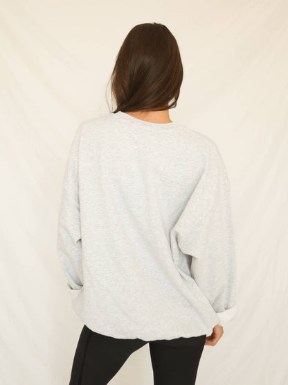 Georgia Pennant Sweatshirt - Gray - KJ Clothier