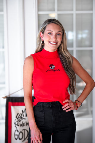 Stewart Simmons - Georgia Lineup Mockneck Tank