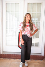 Stewart Simmons - Georgia Team Toile Embroidered Tee