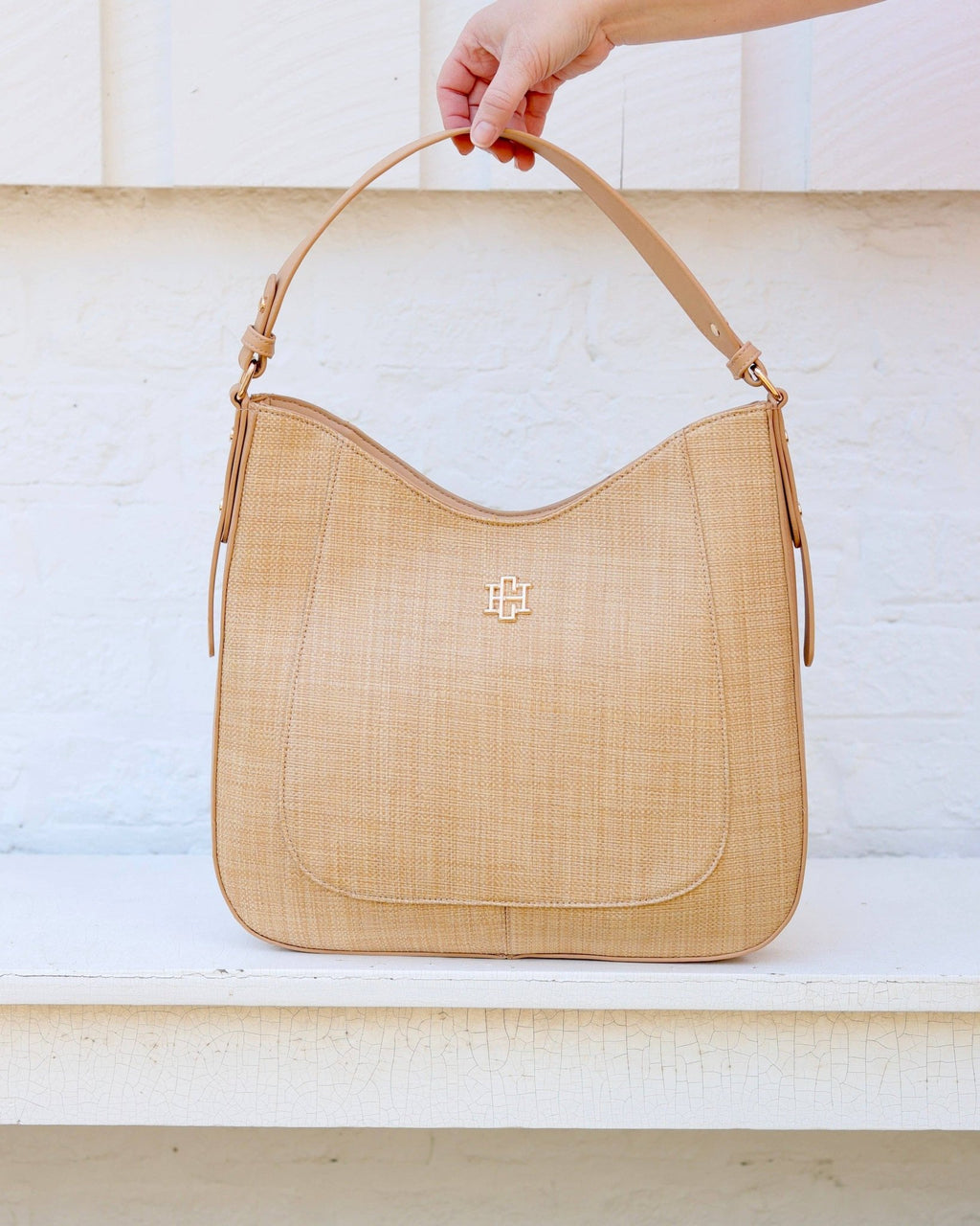 Hadlee Hobo Bag - Natural - KJ Clothier