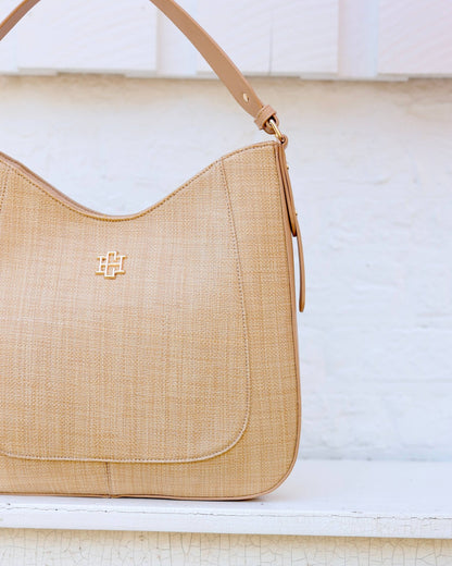 Hadlee Hobo Bag - Natural - KJ Clothier
