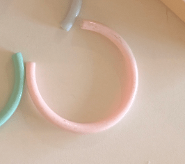 Hoops - Ballet Blush - Large - KJ Clothier