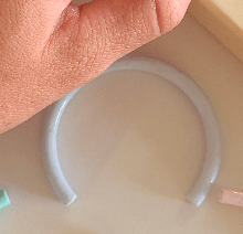 Hoops - Powder Blue - Large - KJ Clothier