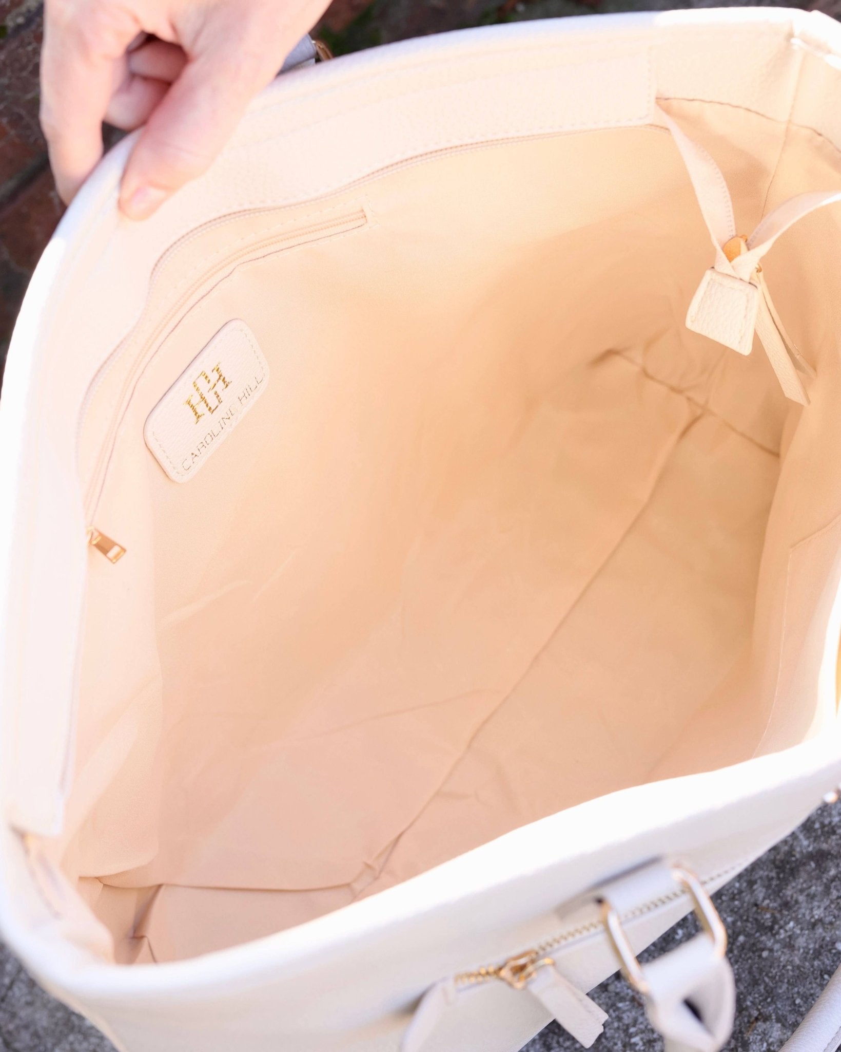 Jayden Tote - Cream - KJ Clothier