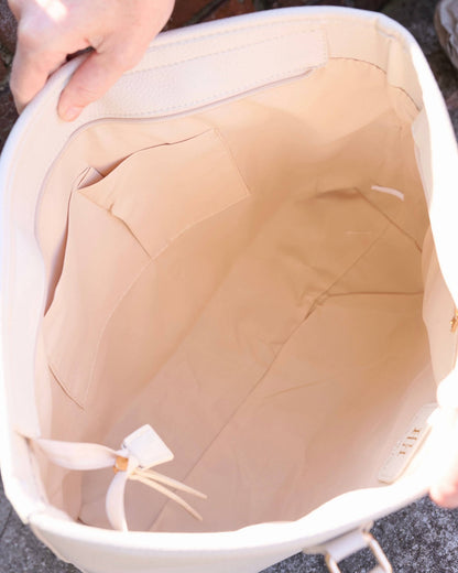Jayden Tote - Cream - KJ Clothier